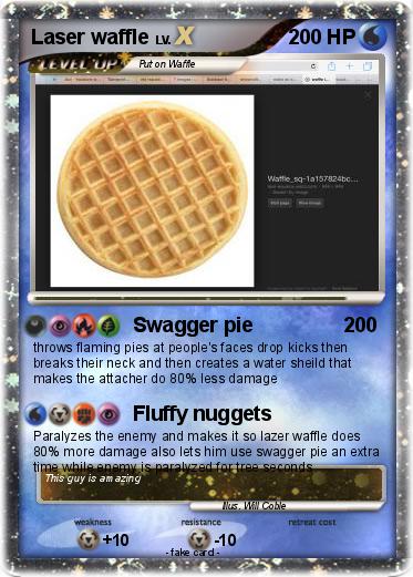 Pokemon Laser waffle
