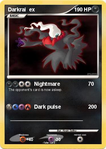 Pokemon Darkrai  ex