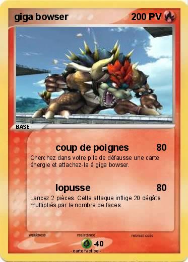 Pokemon giga bowser