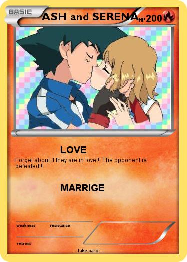 Pokemon ASH and SERENA