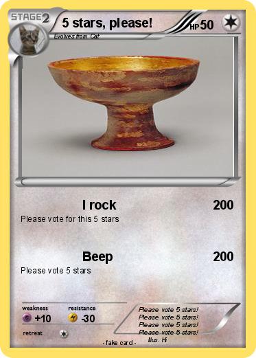 Pokemon 5 stars, please!