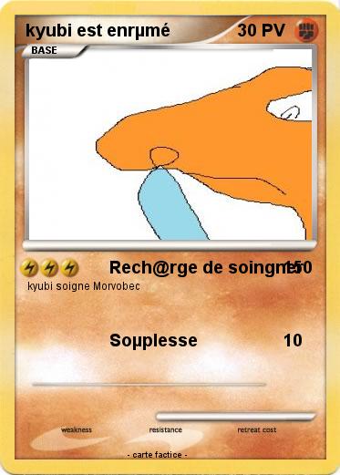 Pokemon kyubi est enrµmé
