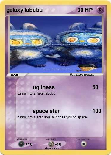 Pokemon galaxy labubu