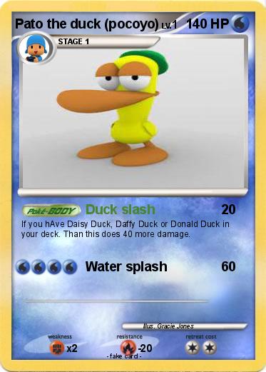 Pokemon Pato the duck (pocoyo)
