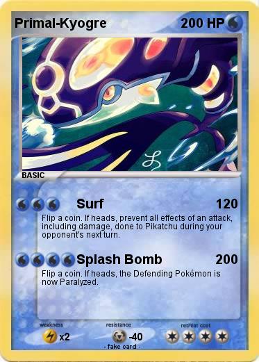 Pokemon Primal-Kyogre