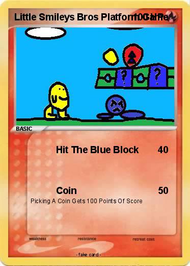 Pokemon Little Smileys Bros Platform Game