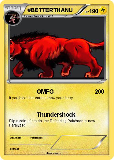 Pokemon #BETTERTHANU