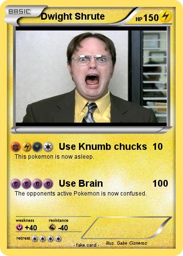 Pokemon Dwight Shrute
