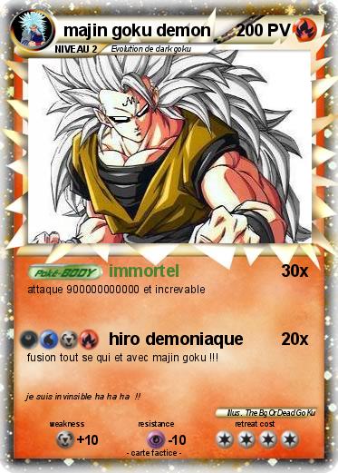 Pokemon majin goku demon
