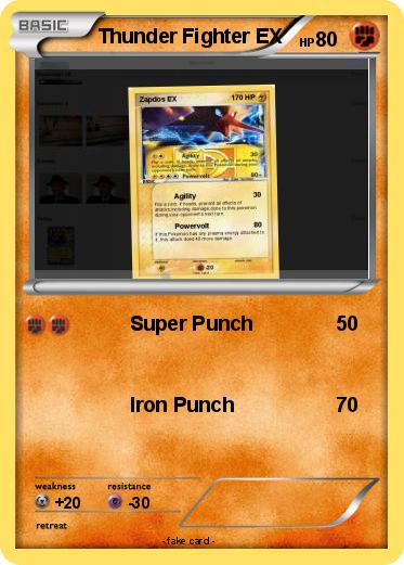 Pokemon Thunder Fighter EX