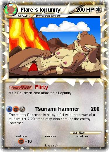 Pokemon Flare`s lopunny