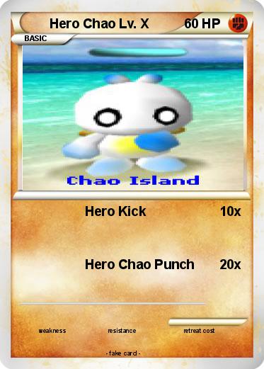 Pokemon Hero Chao Lv. X