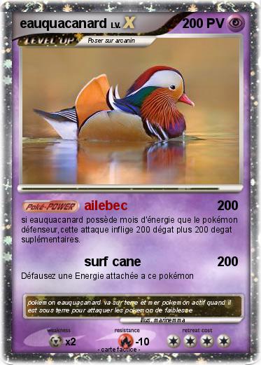 Pokemon eauquacanard