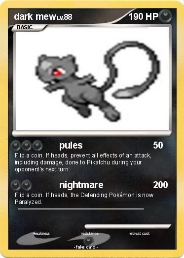 Pokemon dark mew