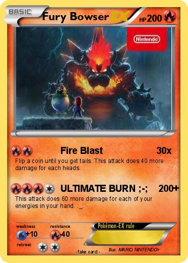 Pokemon Fury Bowser