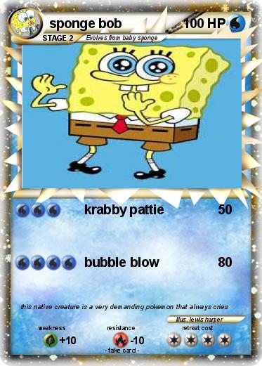 Pokemon sponge bob