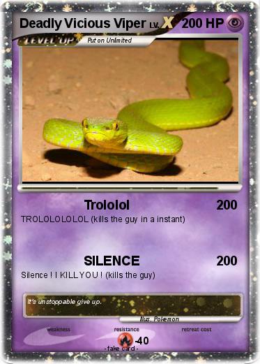Pokemon Deadly Vicious Viper