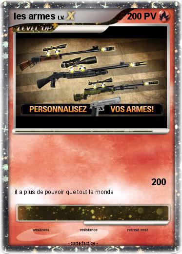 Pokemon les armes