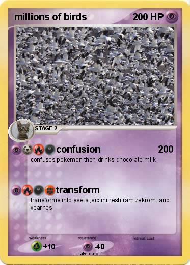 Pokemon millions of birds