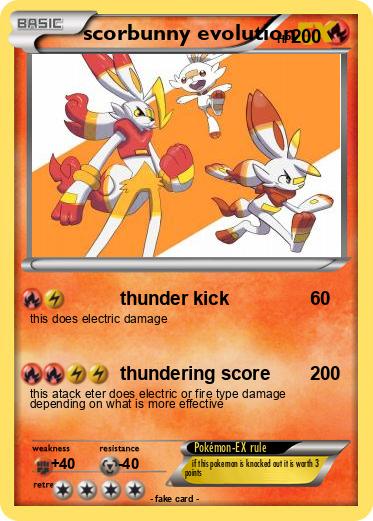 Pokemon scorbunny evolution
