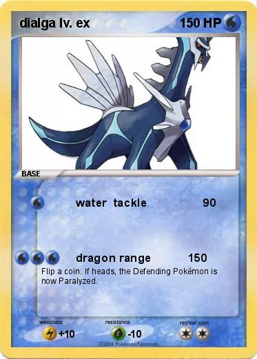 Pokemon dialga lv. ex                                   