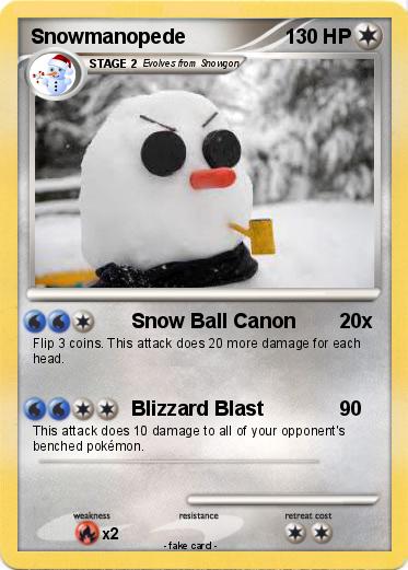 Pokemon Snowmanopede