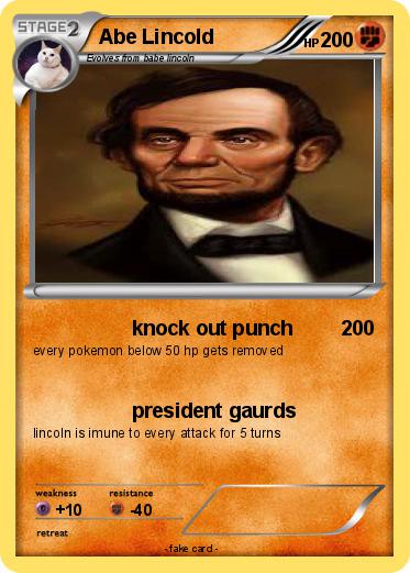Pokemon Abe Lincold