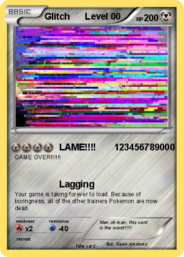Pokemon Glitch      Level 00