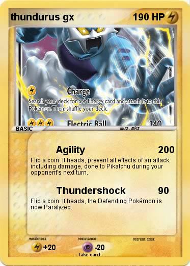 Pokemon thundurus gx