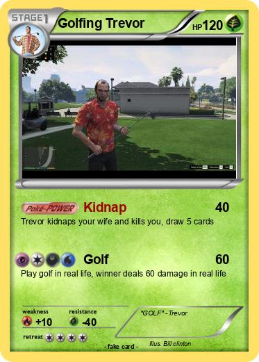 Pokemon Golfing Trevor