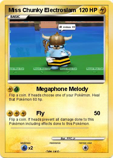 Pokemon Miss Chunky Electroslam