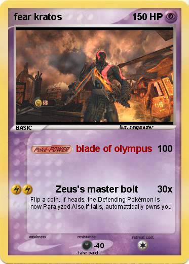 Pokemon fear kratos