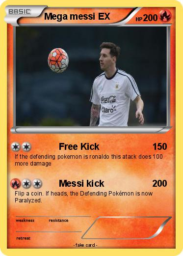 Pokemon Mega messi EX