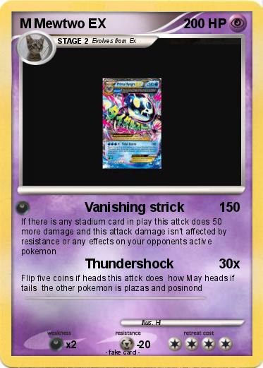 Pokemon M Mewtwo EX