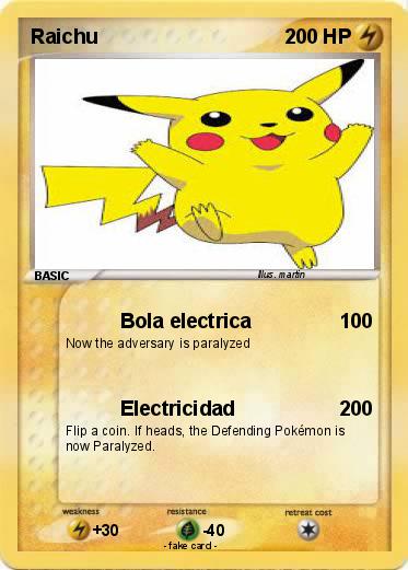 Pokemon Raichu