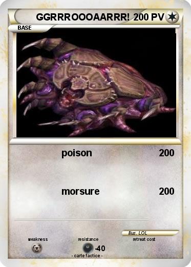 Pokemon GGRRROOOAARRR!