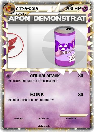 Pokemon crit-a-cola