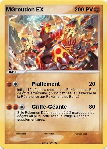 Pokemon MGroudon EX