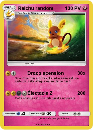 Pokemon Raichu random