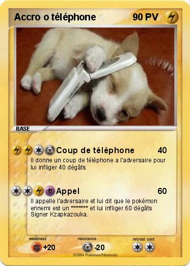 Pokemon Accro o téléphone