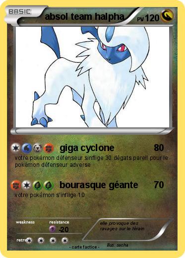 Pokemon absol team halpha