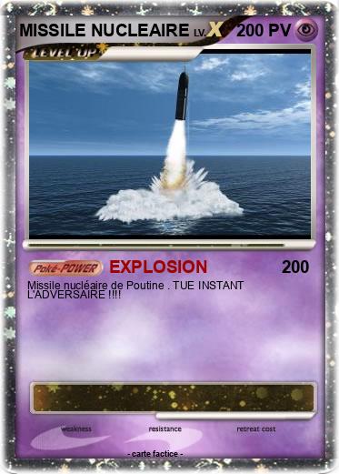 Pokemon MISSILE NUCLEAIRE