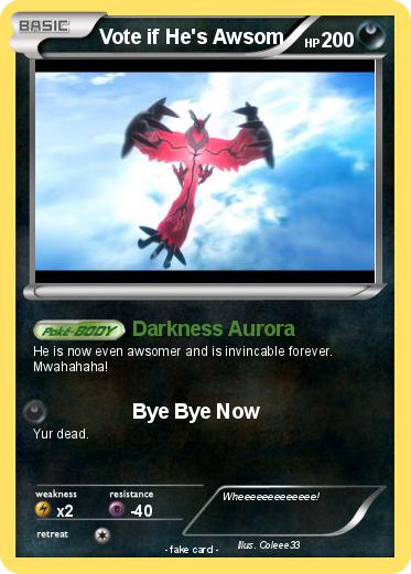 Pokemon Vote if He's Awsom