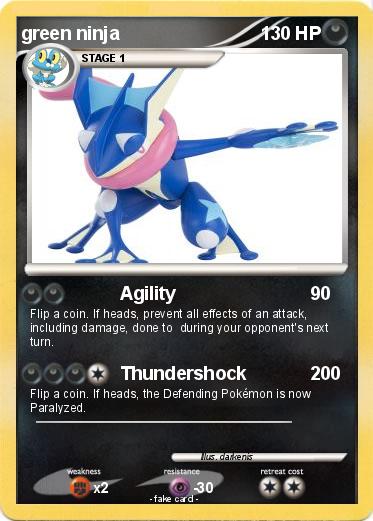 Pokemon green ninja