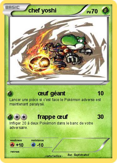Pokemon chef yoshi
