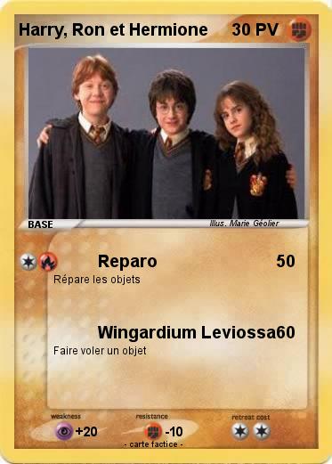 Pokemon Harry, Ron et Hermione