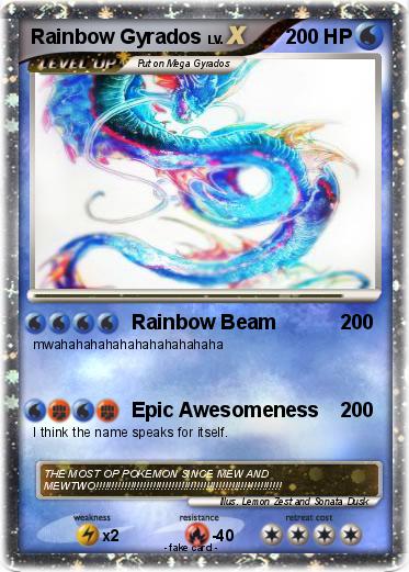 Pokemon Rainbow Gyrados