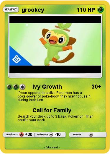 Pokemon grookey