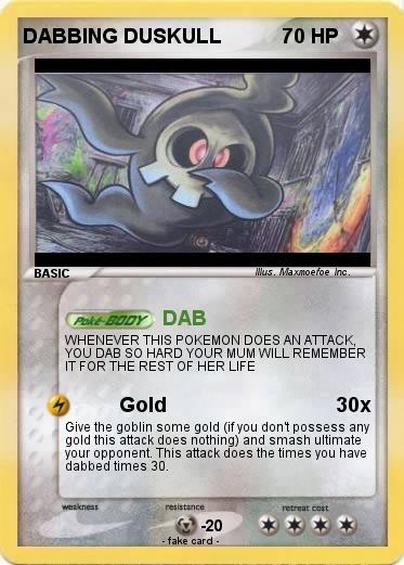 Pokemon DABBING DUSKULL