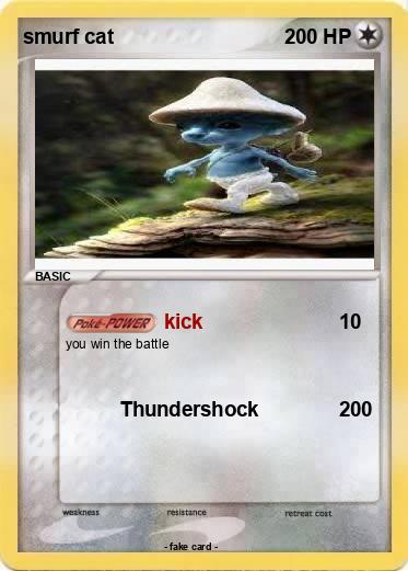 Pokemon smurf cat